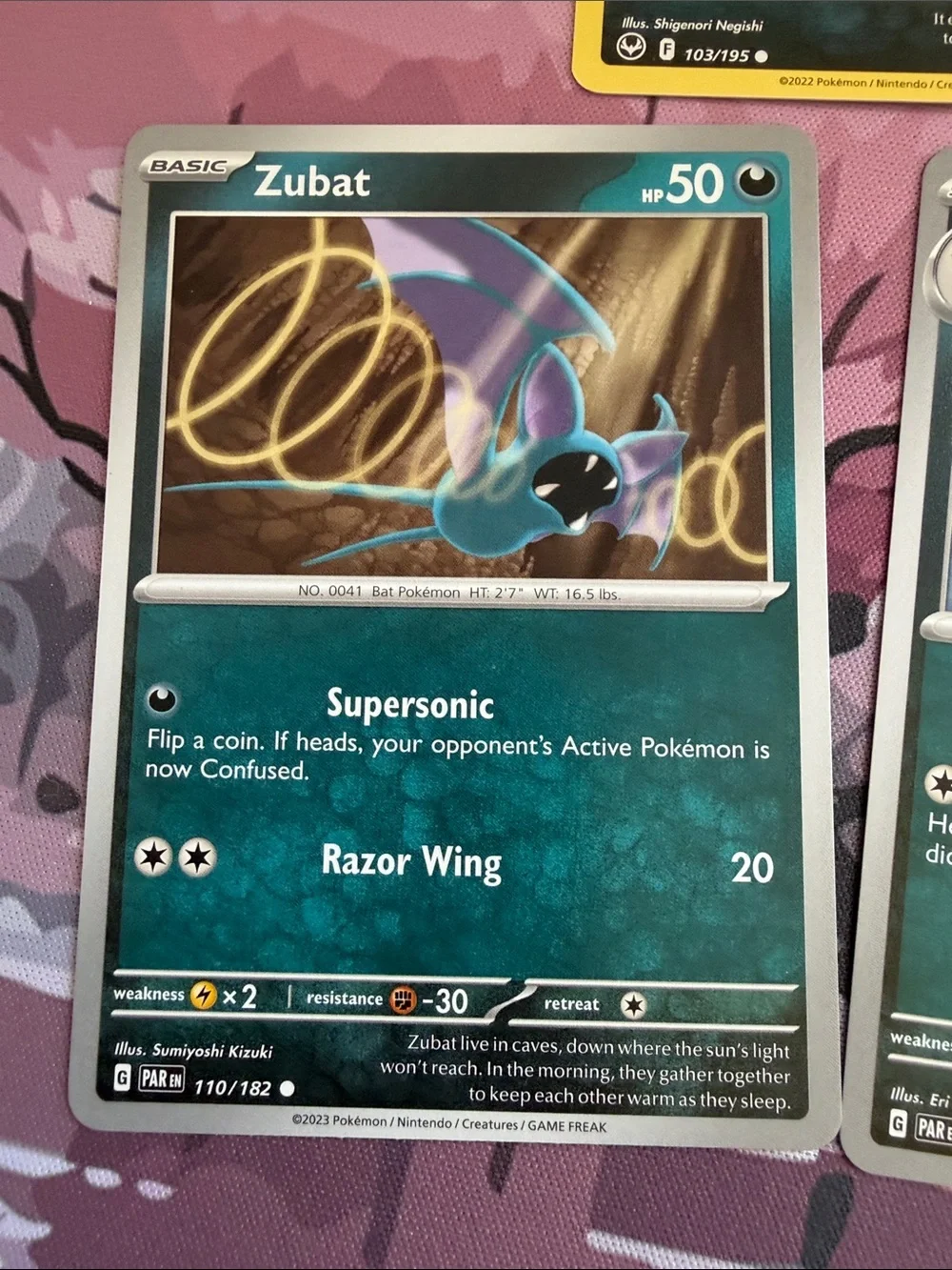 Zubat, Golbat & Crobat Evolution Lot | Silver Tempest + Paradox Rift | ✨5/$25✨